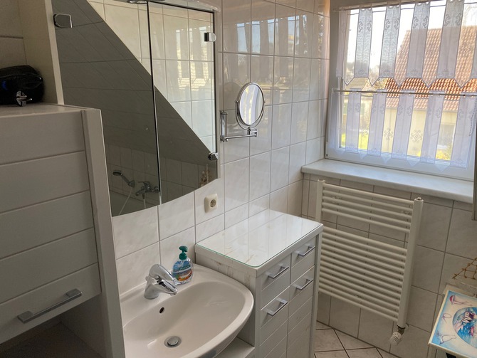 Ferienhaus in Warnem&uuml;nde - Hohe D&uuml;ne - Lilla Dan - Badezimmer OG