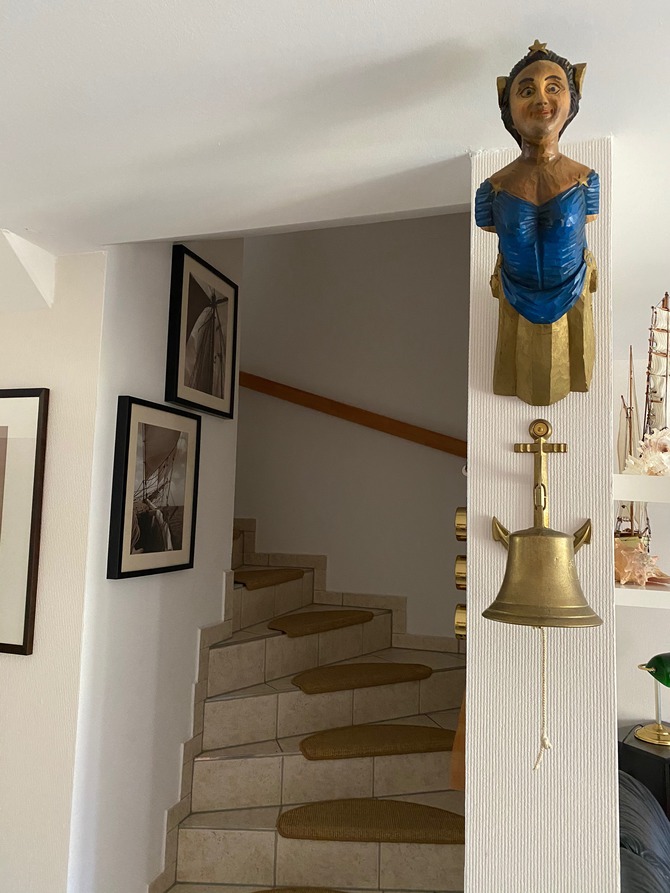 Ferienhaus in Warnem&uuml;nde - Hohe D&uuml;ne - Lilla Dan - Treppenaufgang