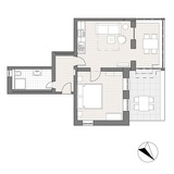 Ferienwohnung in Kühlungsborn - Ostsee-Domizil Sandburg - Grundriss