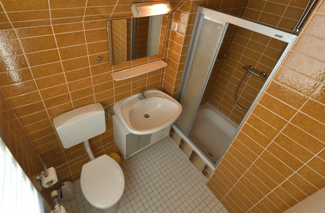 Appartement in Pelzerhaken - Appartement im Ferienpark AM WALDRAND - WC mit Waschplatz und Dusche