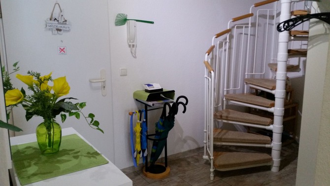 Ferienwohnung in Kühlungsborn - Haus Olymp - Zugang zur oberen Etage