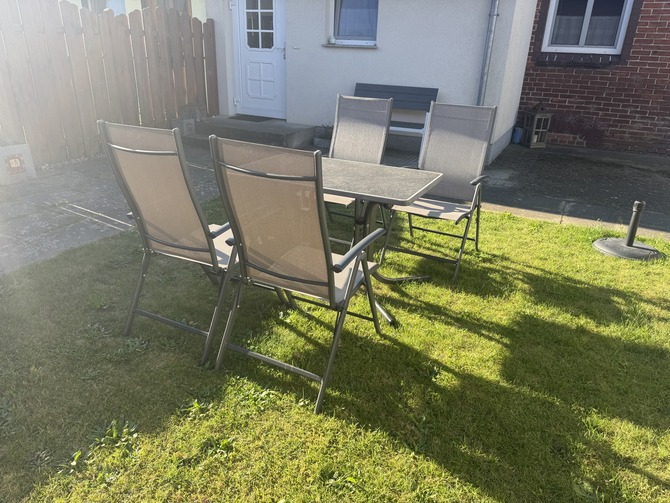 Ferienwohnung in Niederhagen - Sonne und Me(eh)r - Terasse