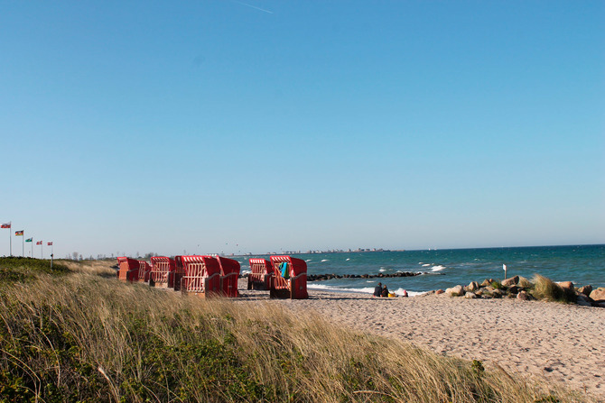 Ferienwohnung in Schönhagen - FerienWohnung Perlentaucher - Strand Schönhagen