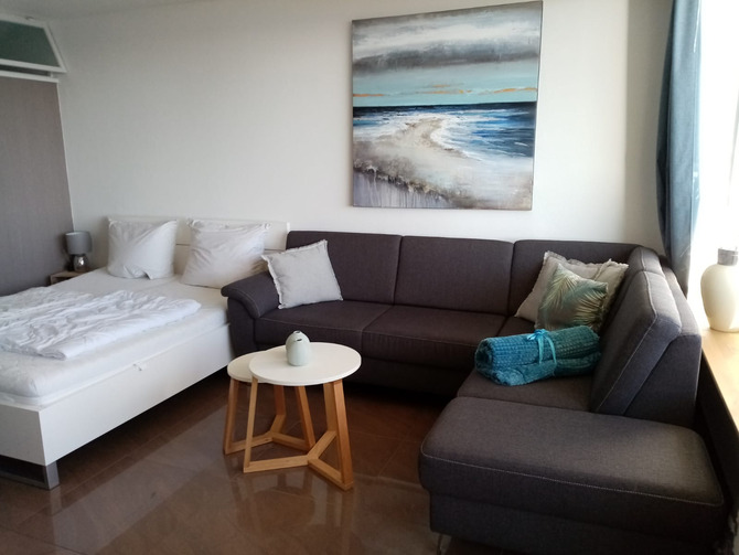 Ferienwohnung in Sierksdorf - Meerblick-Ferienwohnung - Haus A / App. 252 - Großes Ecksofa