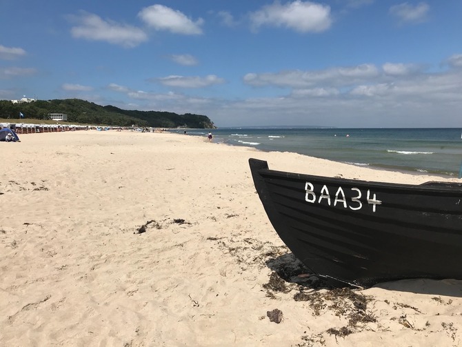 Ferienwohnung in Baabe - Bernstein - Strand Baabe - Richtung Sellin