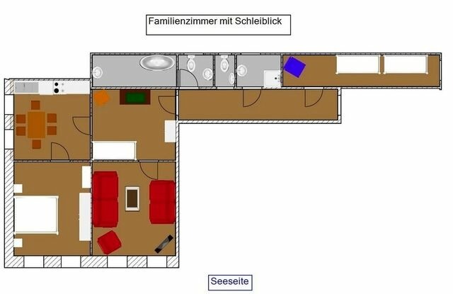 Ferienwohnung in Rabenkirchen-Faul&uuml;ck - Schleiblick Familienappartement 13 - Bild 14