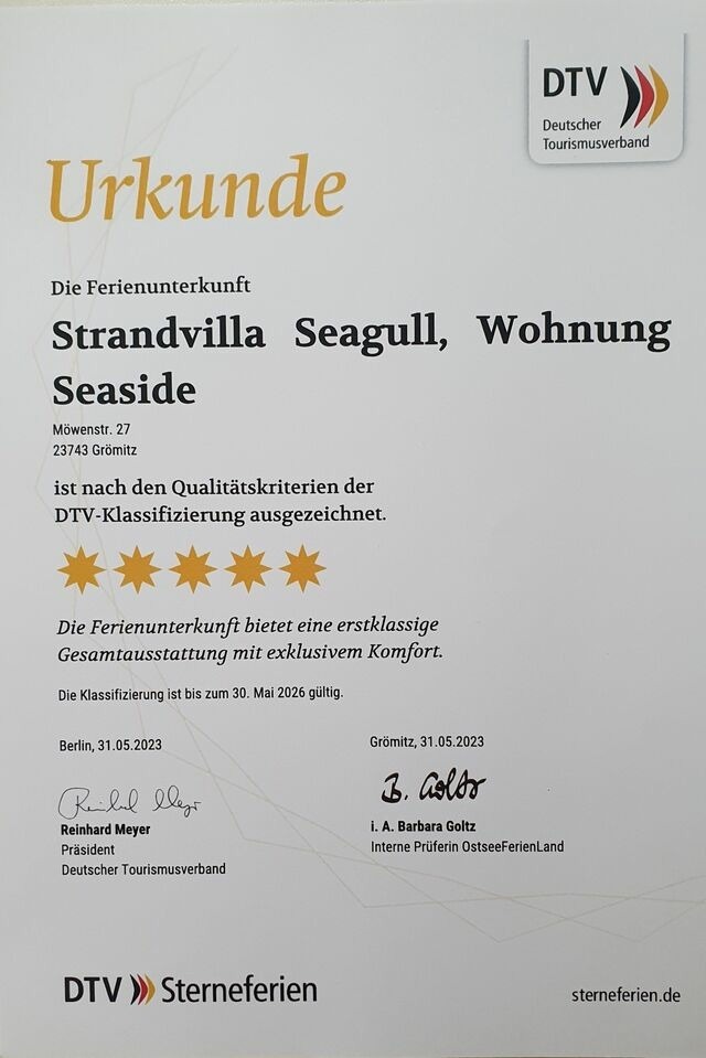 Ferienwohnung in Gr&ouml;mitz - "Strandvilla Seagull - Whg. Seaside" - Bild 5