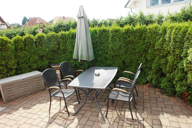 Ferienhaus in Ostseebad Heringsdorf - Kleines Möwennest - Südterrasse