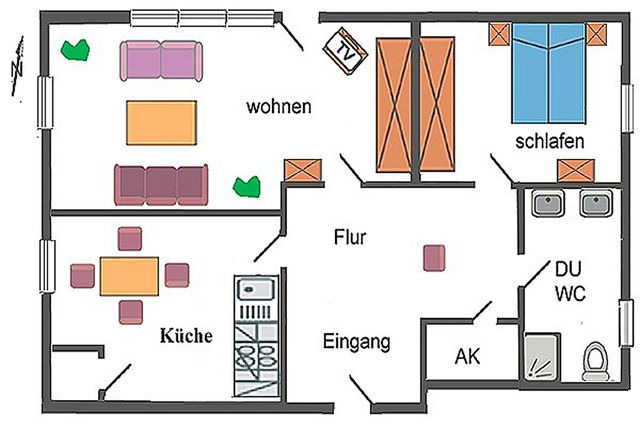 Ferienwohnung in Zingst - Waldesruh - FW - Bild 11