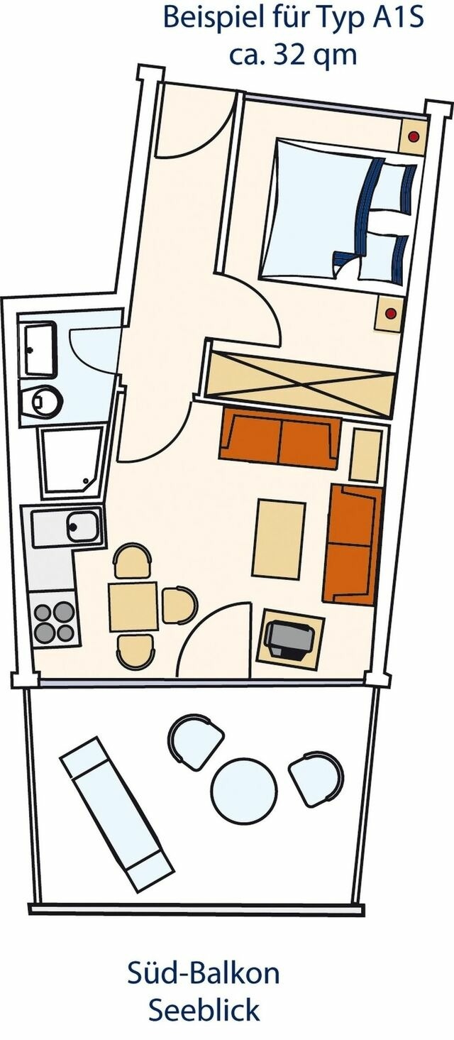 Ferienwohnung in Gr&ouml;mitz - STRANDIDYLL, 27 - Typ A1S - Bild 19