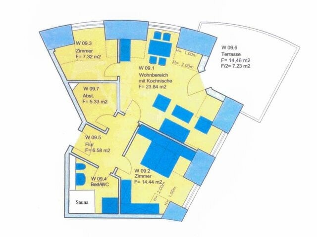 Ferienwohnung in Binz - Fewo 9 "K&uuml;stenliebe" Villa Vogelsang Binz, 3-Raum, Balkon, Sauna, Parkplatz, Strandnah - Bild 19