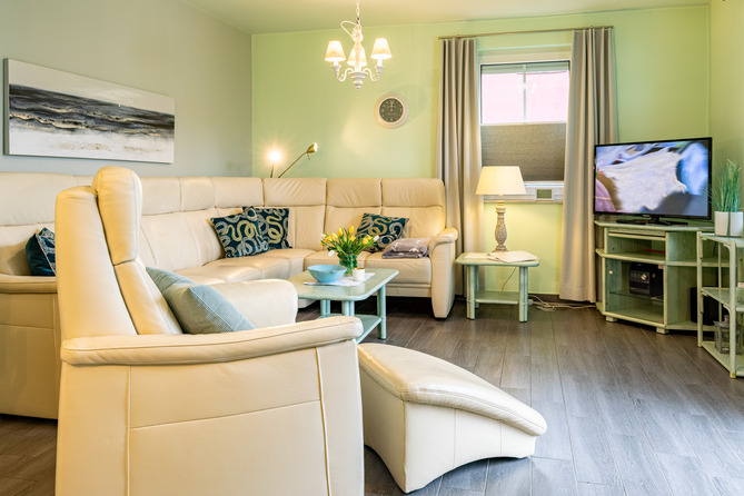 Ferienwohnung in Ostseeheilbad Zingst - Whg S, Ihr UrlaubsZuhause - Wohnbereich