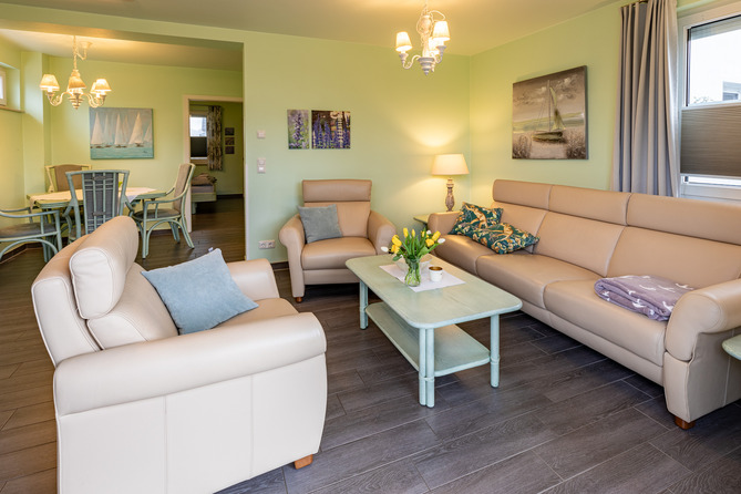 Ferienwohnung in Ostseeheilbad Zingst - Whg T, Ihr UrlaubsZuhause - Wohnbereich