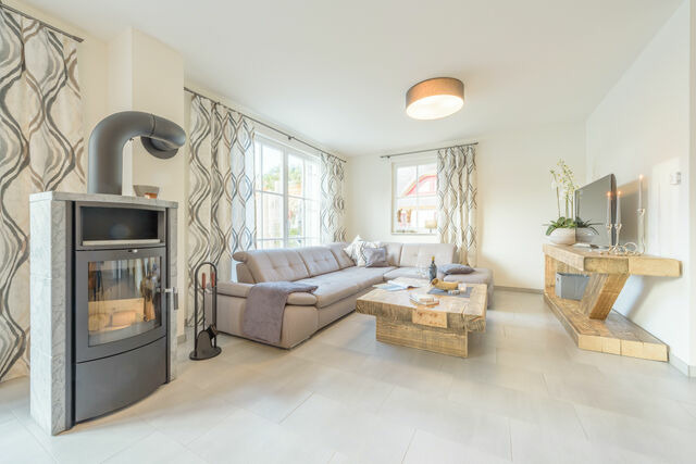 Ferienhaus in Glowe - Traum Reethaus am Meer mit Pool, Sauna & Yoga - Bild 18