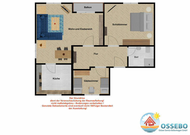 Ferienwohnung in Boltenhagen - S&uuml;nnslag Wohnung 043 - Bild 22